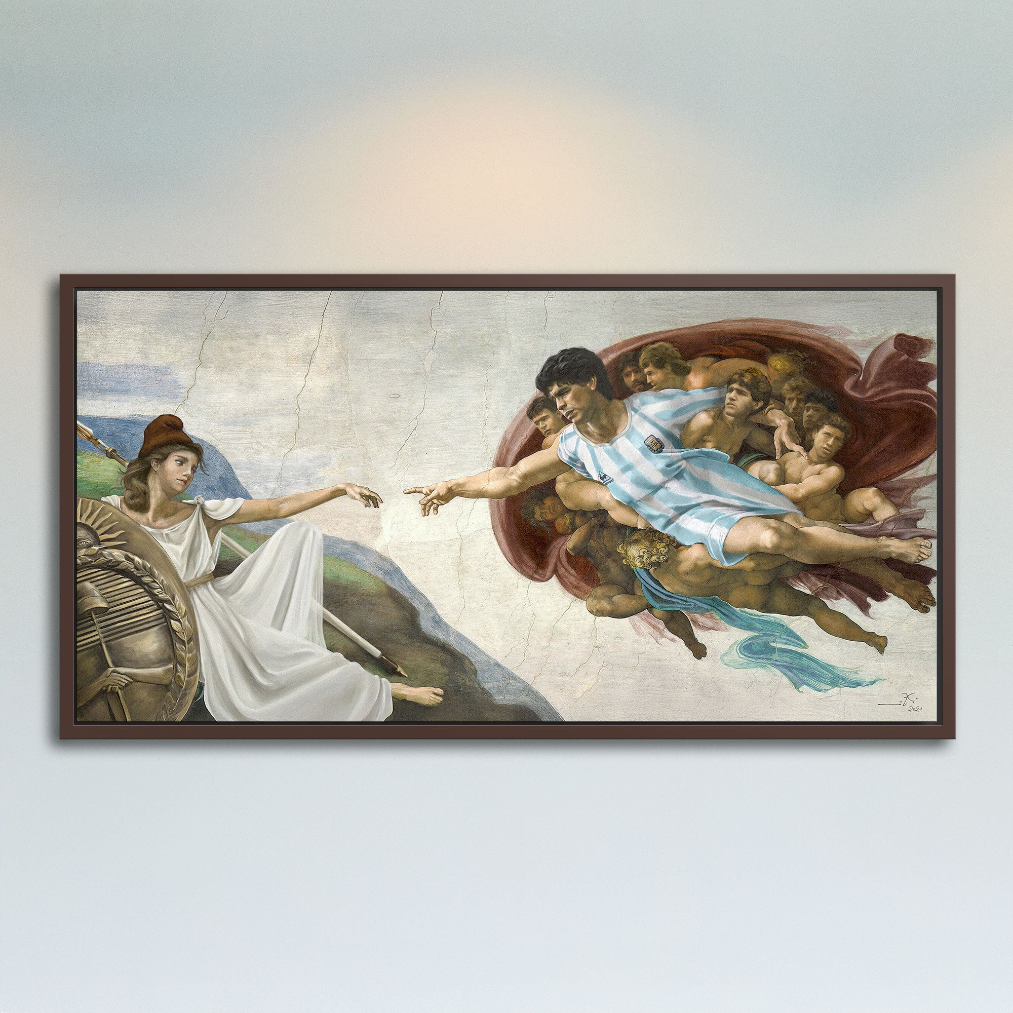 The “Hand of God” (ispirato da Diego Maradona)