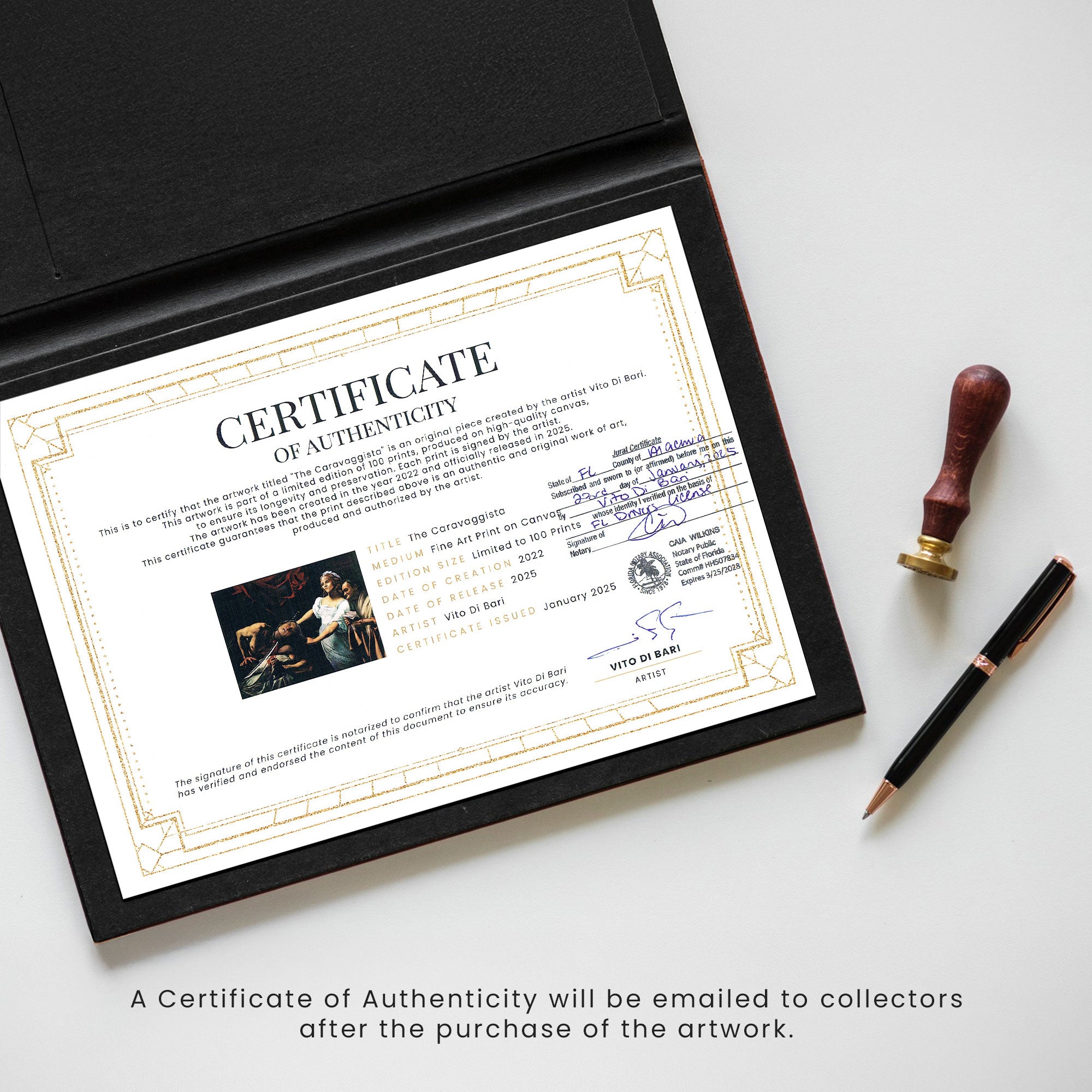 "The Caravaggista" (inspired by Quentin Tarantino)