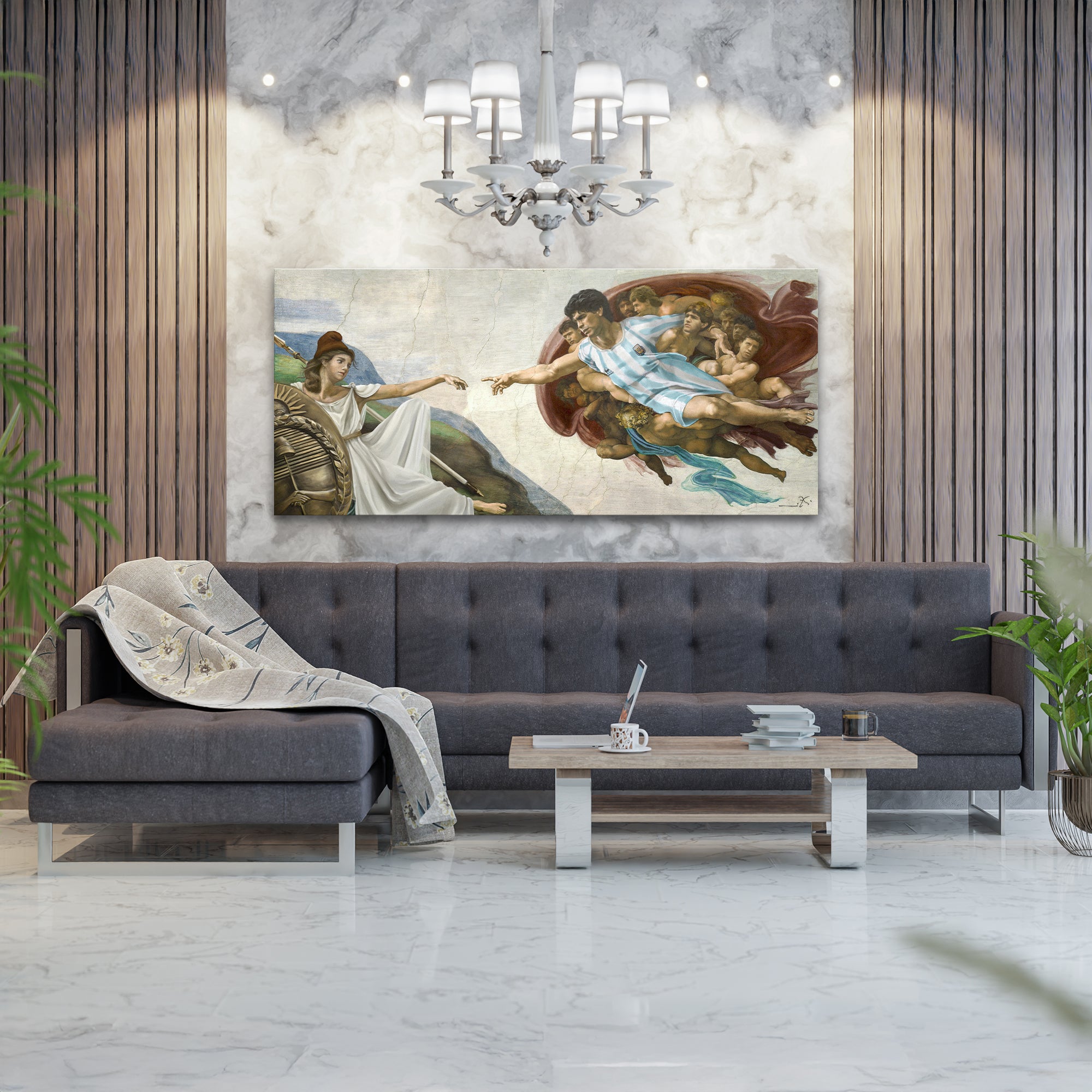 The “Hand of God” (ispirato da Diego Maradona)