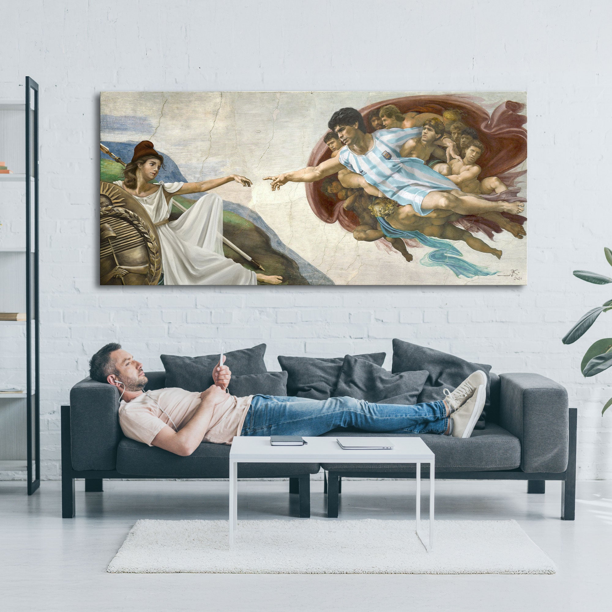 The “Hand of God” (Inspired by Diego Maradona)